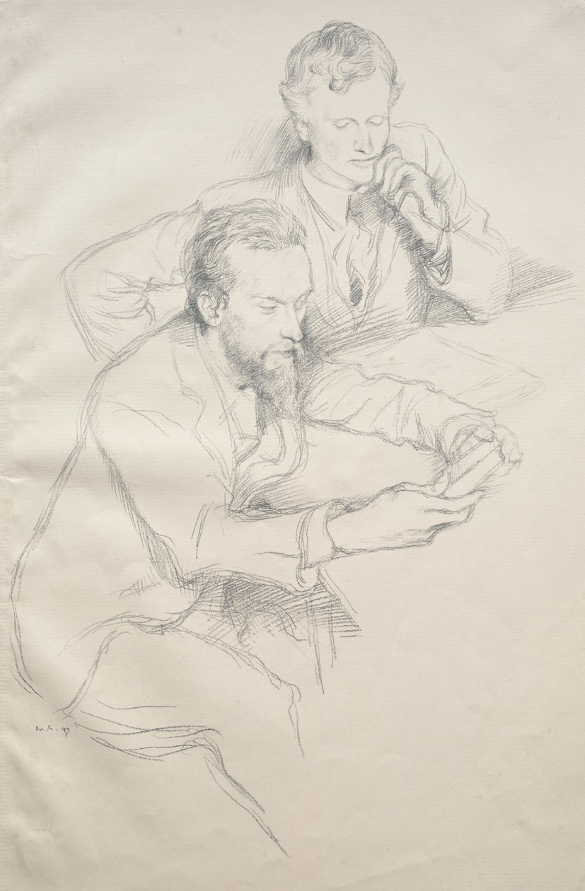 Ricketts e Shannon, 1897. de William Rothenstein