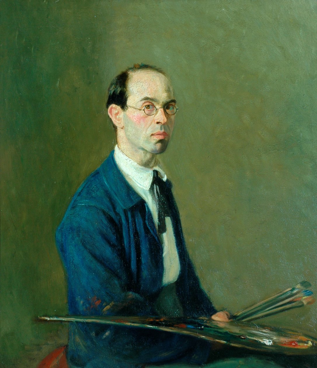 Autorretrato, c.1906 (óleo sobre tela) de William Rothenstein