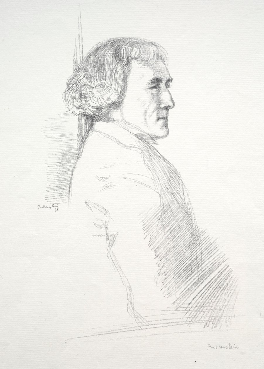 Sir Henry Irving, 1898. de William Rothenstein