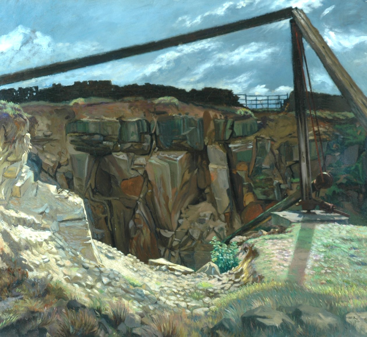 A Pedreira Velha, Hawksworth de William Rothenstein