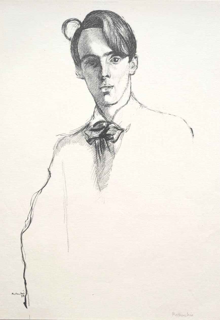 William Butler Yeats, 1898. de William Rothenstein