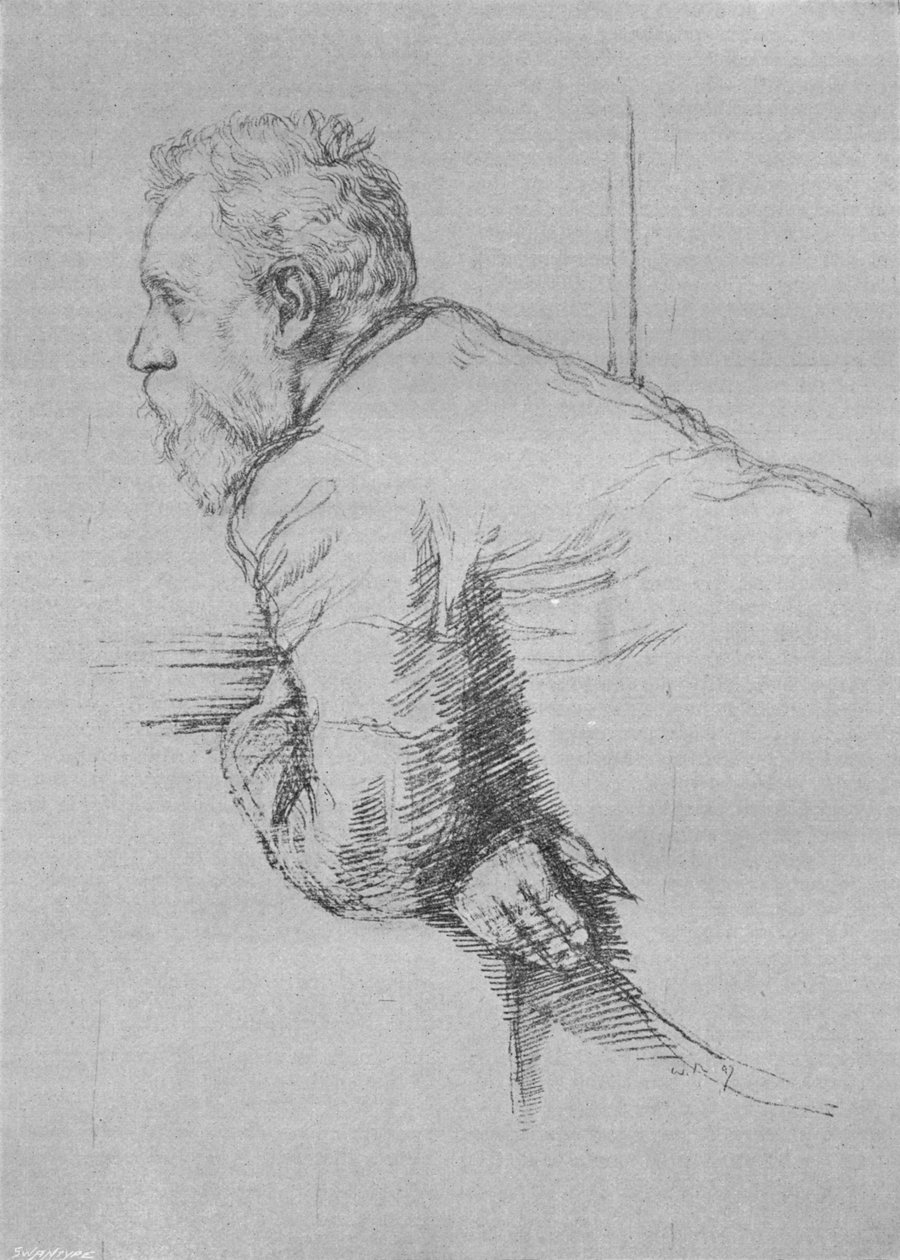 William Ernest Henley, 1897, 1903 de William Rothenstein