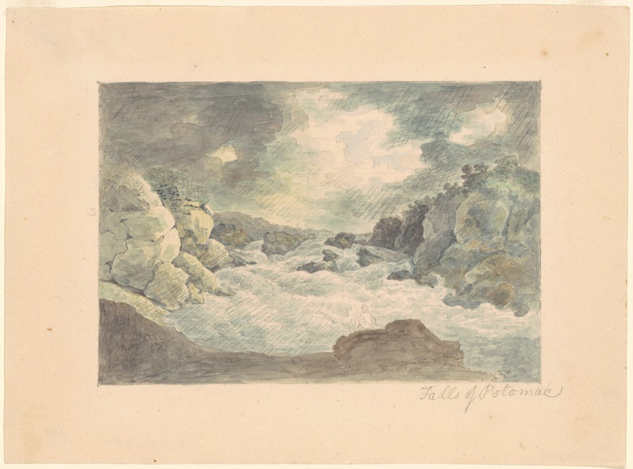 Cataratas do Potomac de William Russell Birch
