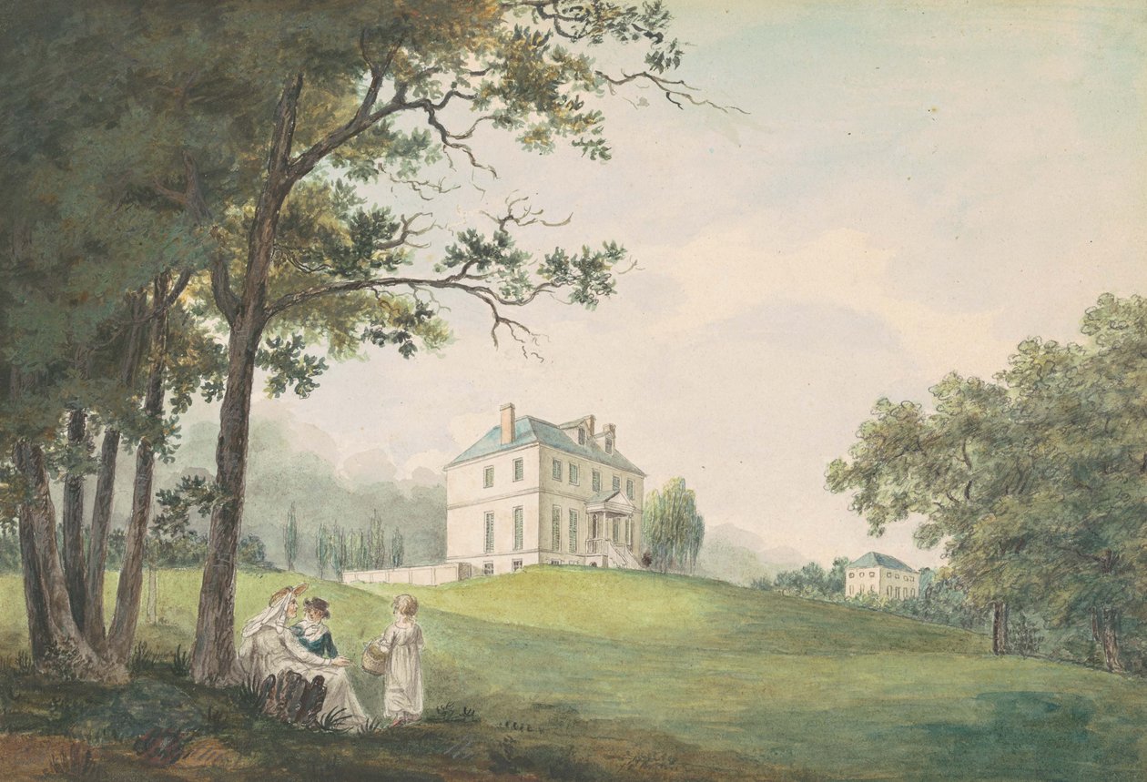 Briar doce, c.1808 (aguarela e grafite em papel de wove) de William Russell Birch