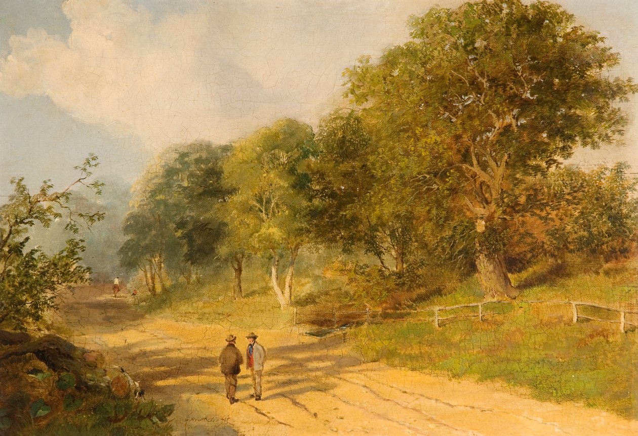 Estrada para Redheugh Hall, 1856 de William Ryott