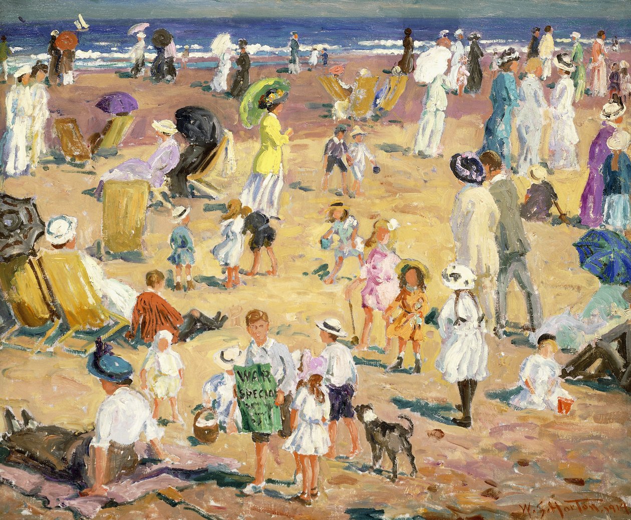 Praia ao sol de William Samuel Horton