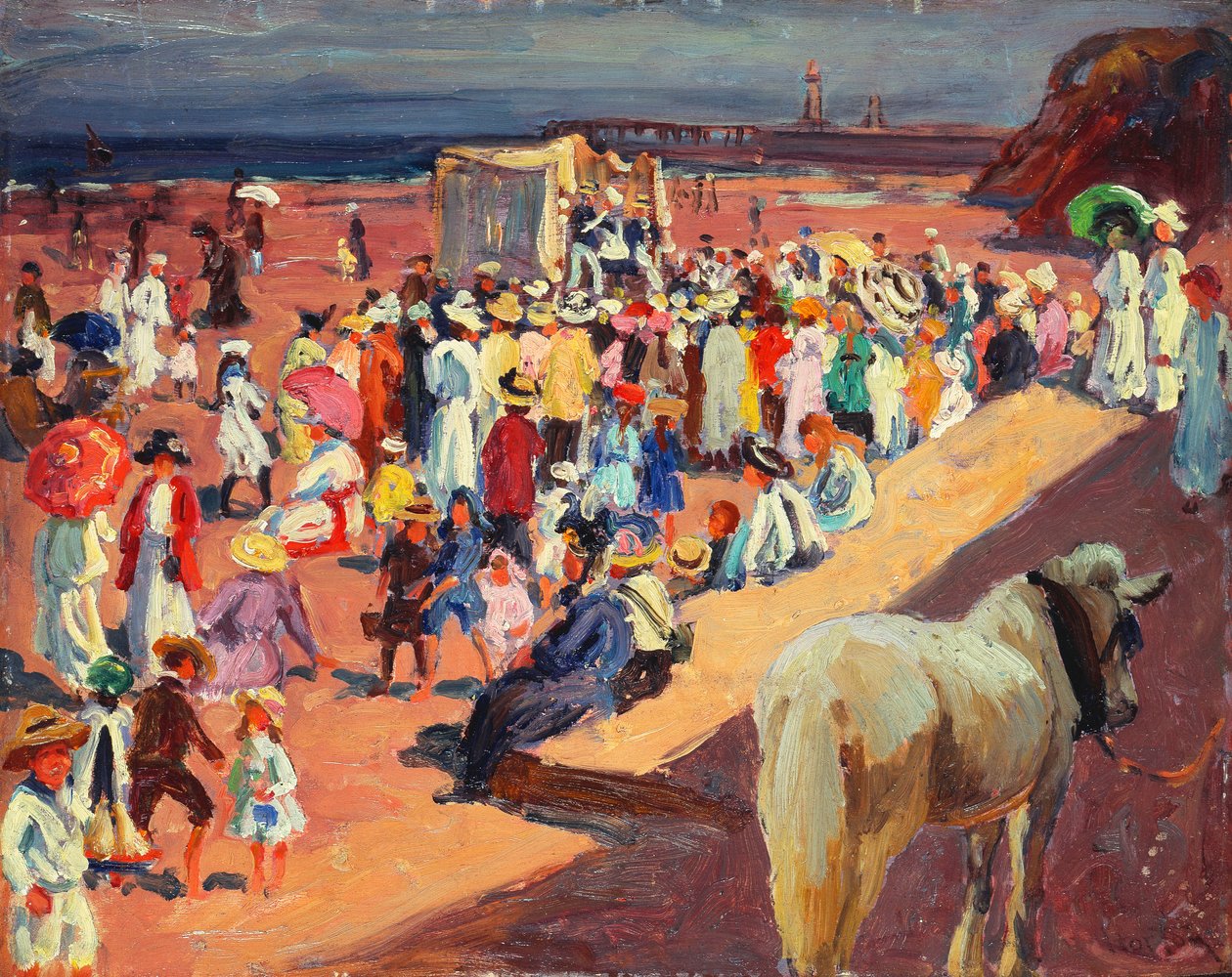 Broadstairs Beach de William Samuel Horton
