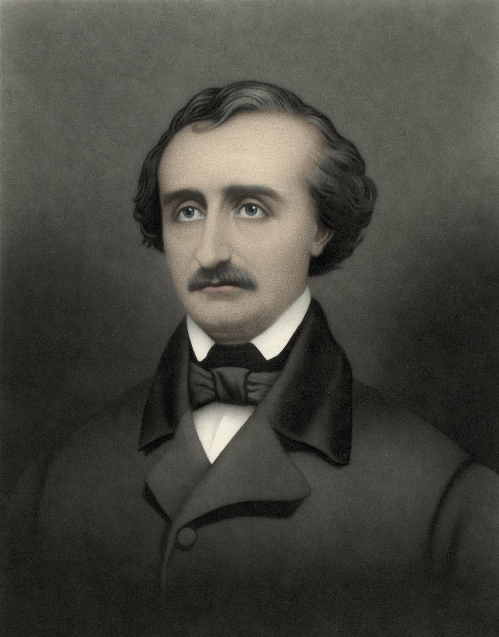 Retrato de Edgar Allan Poe (1809-1849), escritor americano. de William Sartain