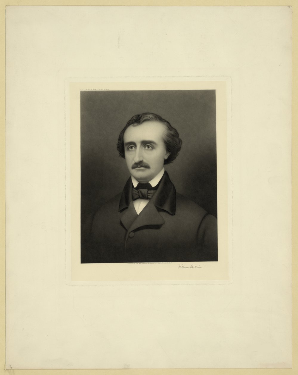 Retrato de Edgar Allan Poe 1809-1849, ca 1896 de William Sartain