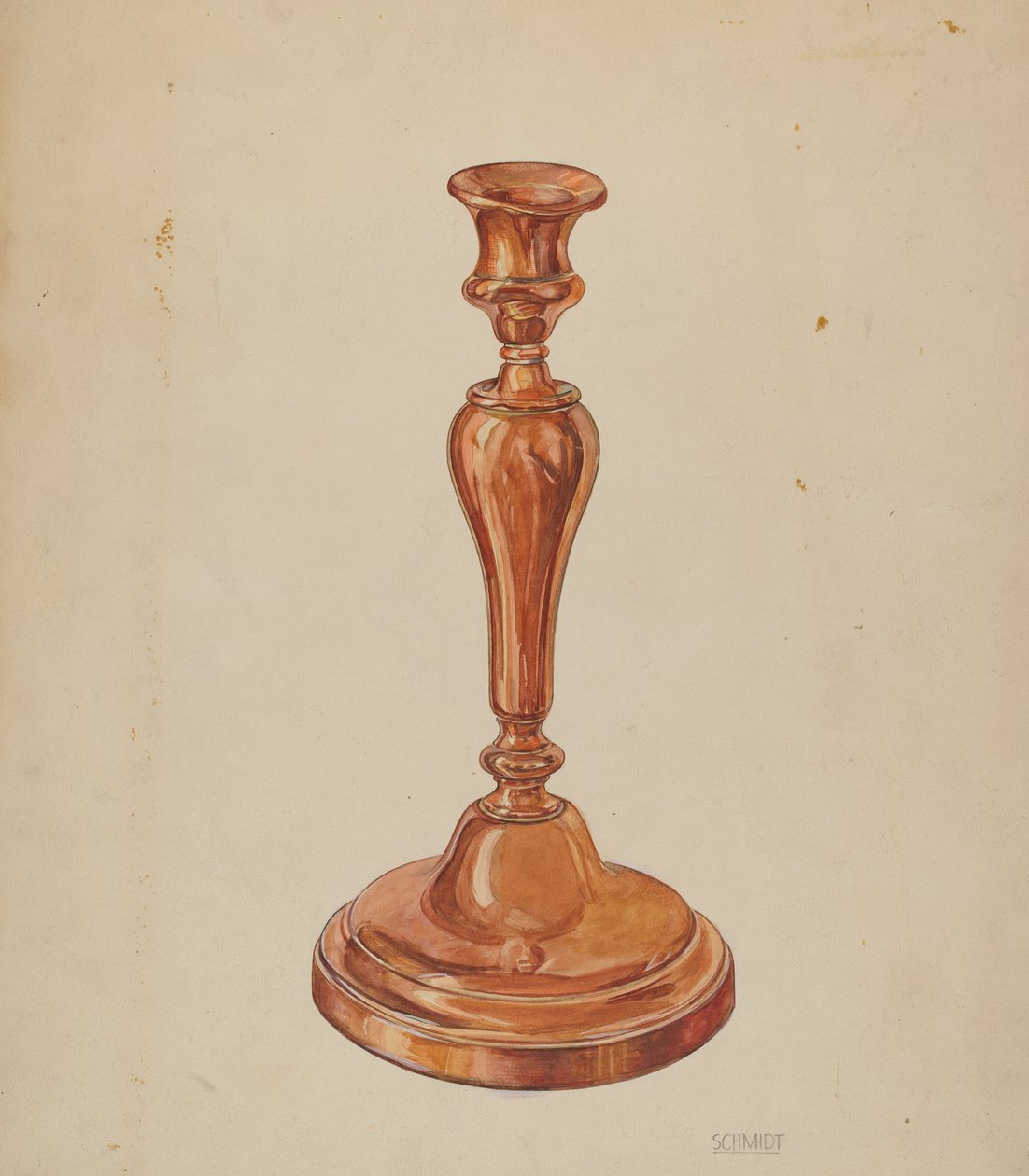 Castiçal de William Schmidt