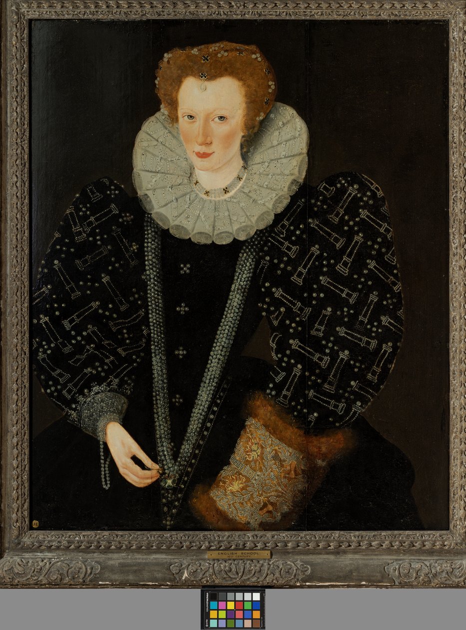 Elizabeth Palmer, c.1564-1633 (óleo sobre painel) de William Segar