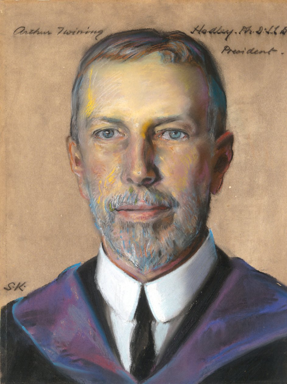 Arthur T. Hadley: B.A. 1876, Presidente da Yale Univ. 1899-1921 de William Sergeant Kendall