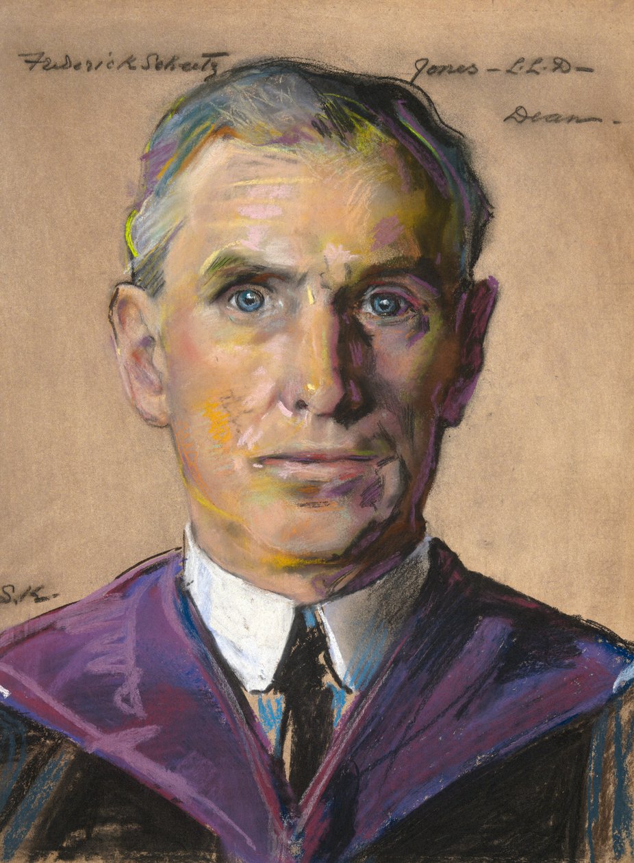Frederick S. Jones: B.A. 1884, Reitor do Yale College 1909- de William Sergeant Kendall