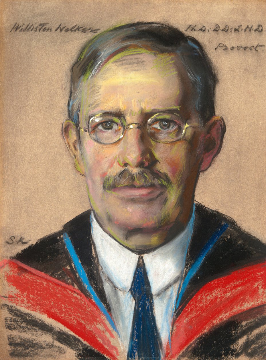 Williston Walker. Prof. de História Eclesiástica 1901-22, Provost 1920-22 de William Sergeant Kendall