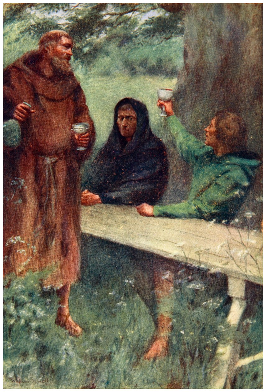 "Robin Hood and the Black Monk", 1910.   de William Sewell