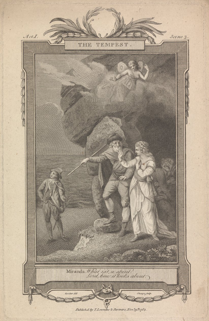 A Tempestade, Acto I Sc. 3 de William Sharp