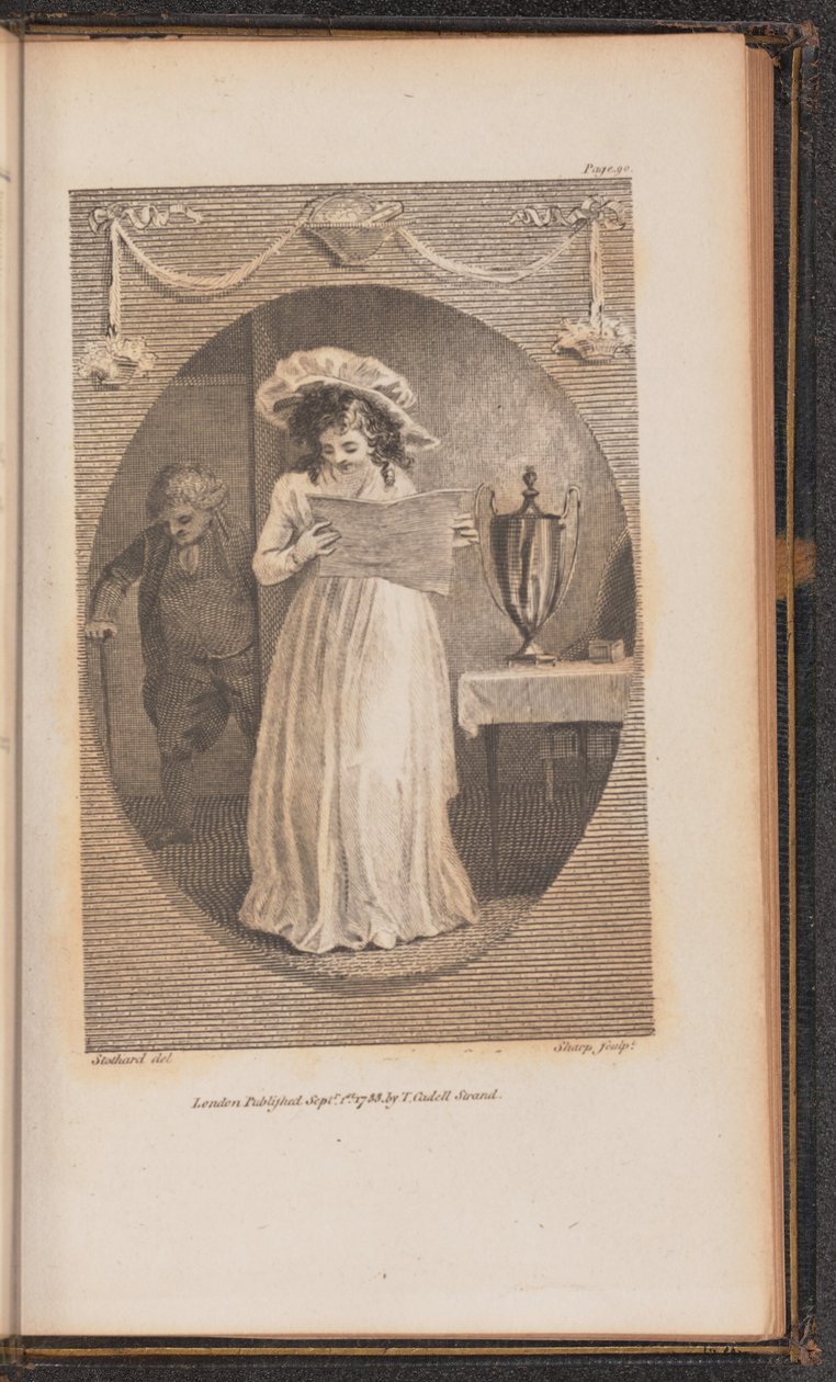 Ilustração para Canto IV de William Sharp after Thomas Stothard