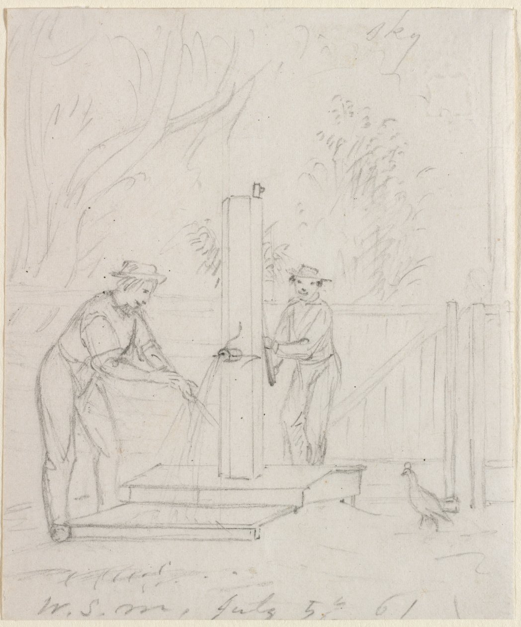 Na bomba de William Sidney Mount