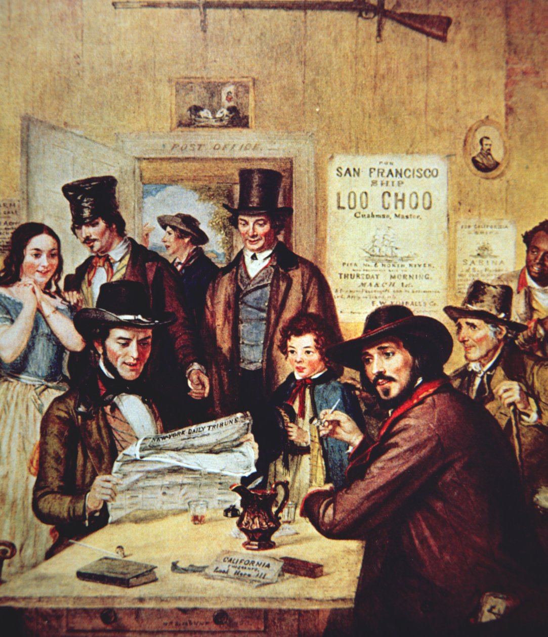 Notícias da Califórnia de William Sidney Mount