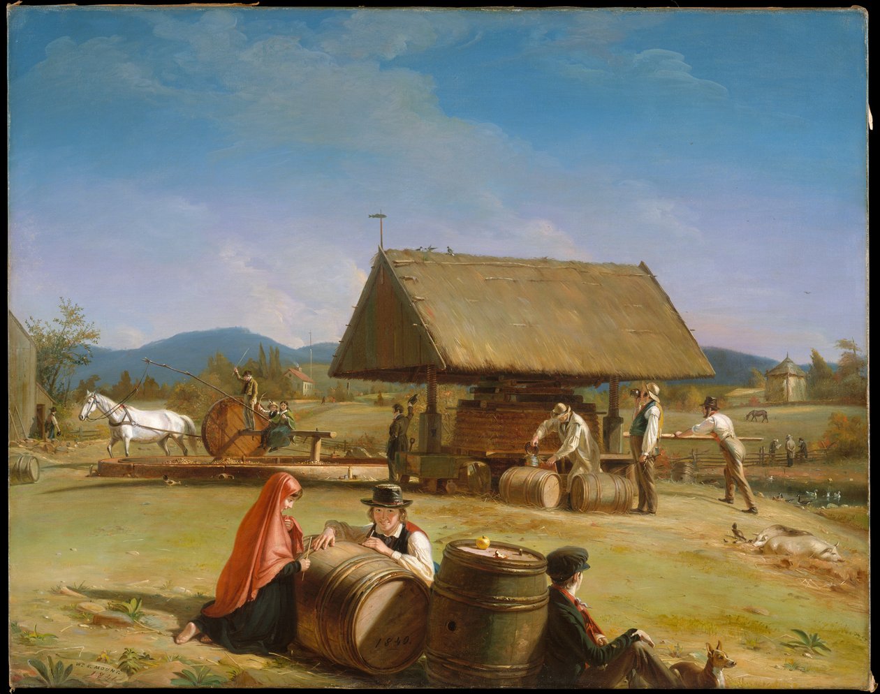 Fabrico de sidra de William Sidney Mount