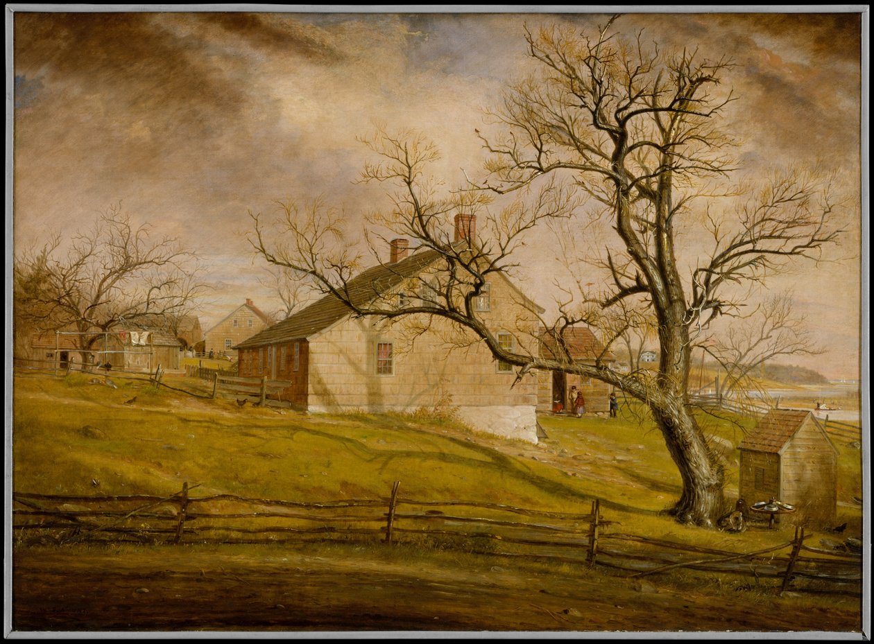 Casas de quinta em Long Island de William Sidney Mount