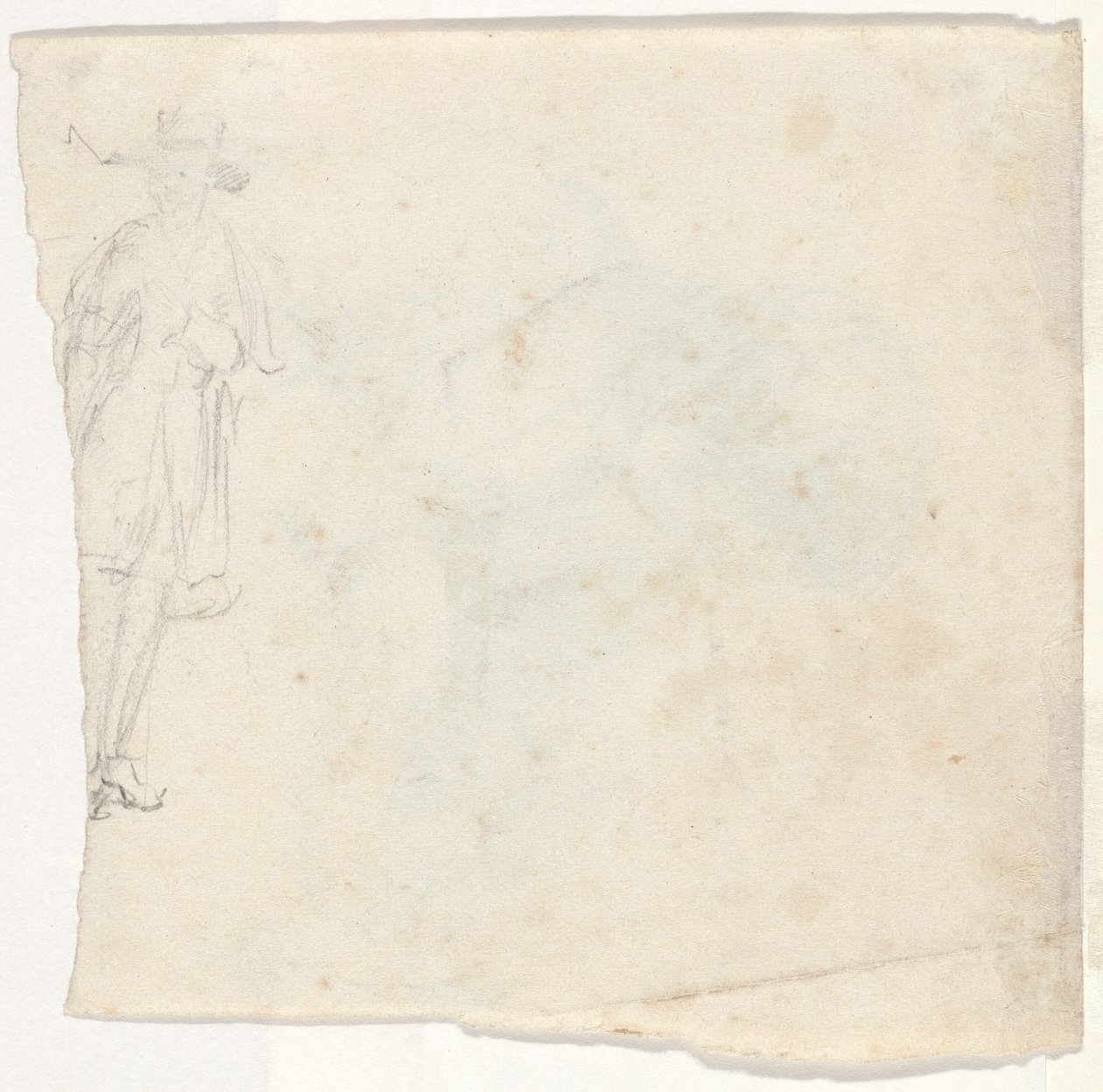 Esboço de um homem em pé [verso] de William Sidney Mount