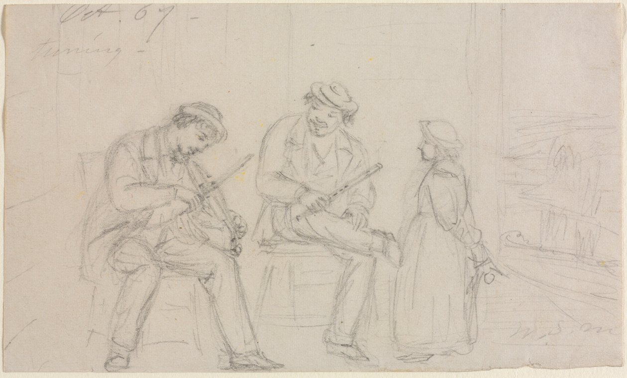 Tuning, 1867. de William Sidney Mount