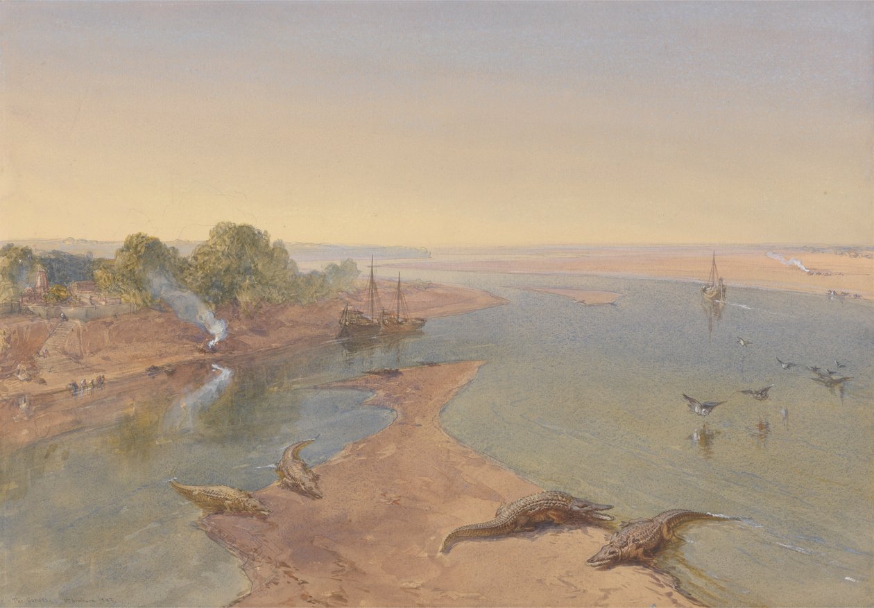 O Ganges de William Simpson