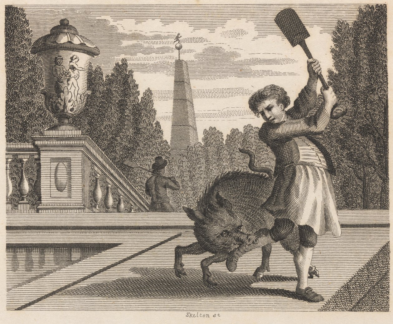 O Jardineiro e o Porco de William Skelton
