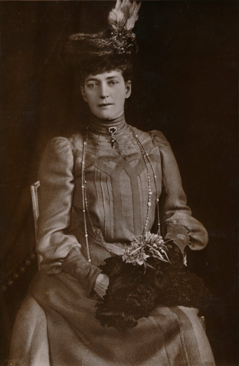 Alexandra, rainha consorte do rei Eduardo VII do Reino Unido, 1905 de William Slade Stuart