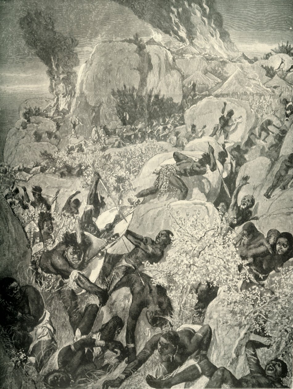 "A Matabele Raid in Mashonaland", 1900. de William Small