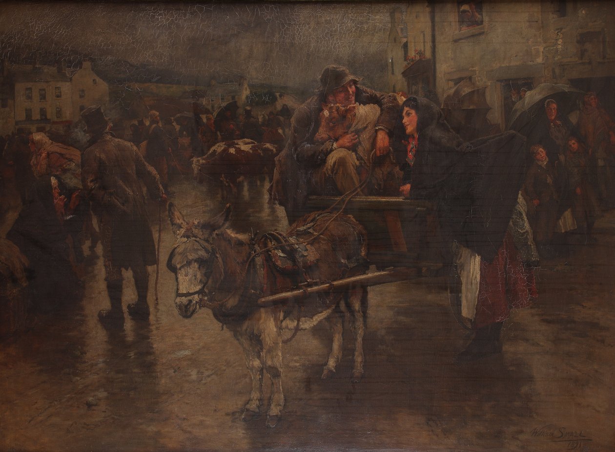 O amor ri na chuva, 1891 de William Small