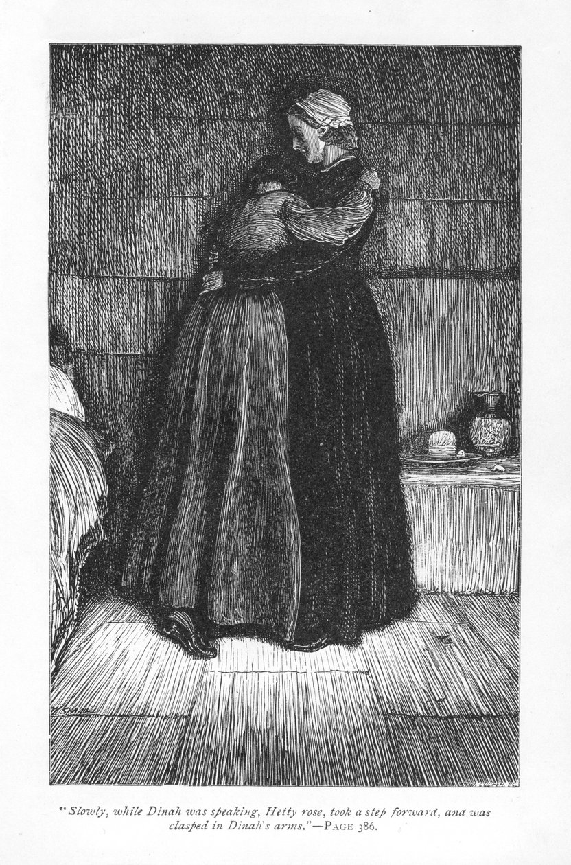 Cena de Adam Bede por George Eliot, c1885 de William Small