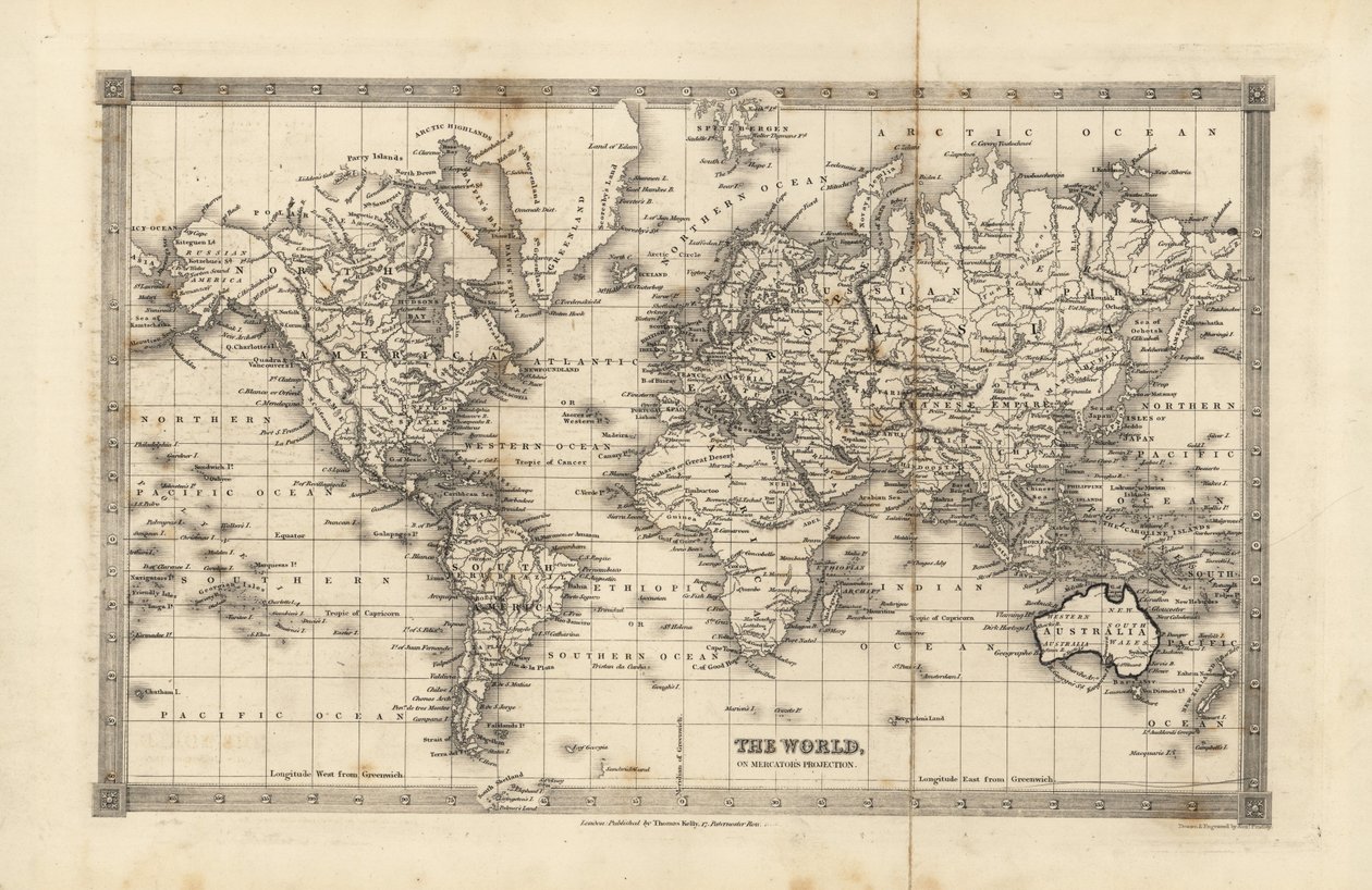 Mapa do Mundo de William Smellie