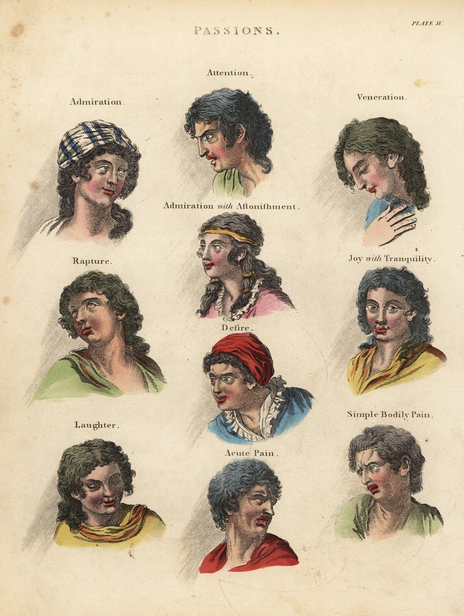 Paixões da Physiognomy. de William Smellie