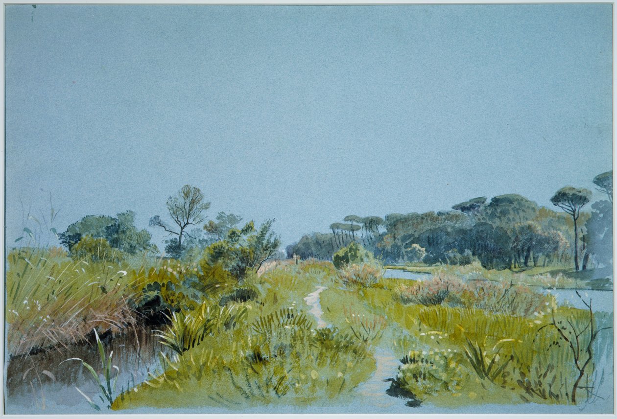 Castel Fusano - perto de Roma de William Stanley Haseltine