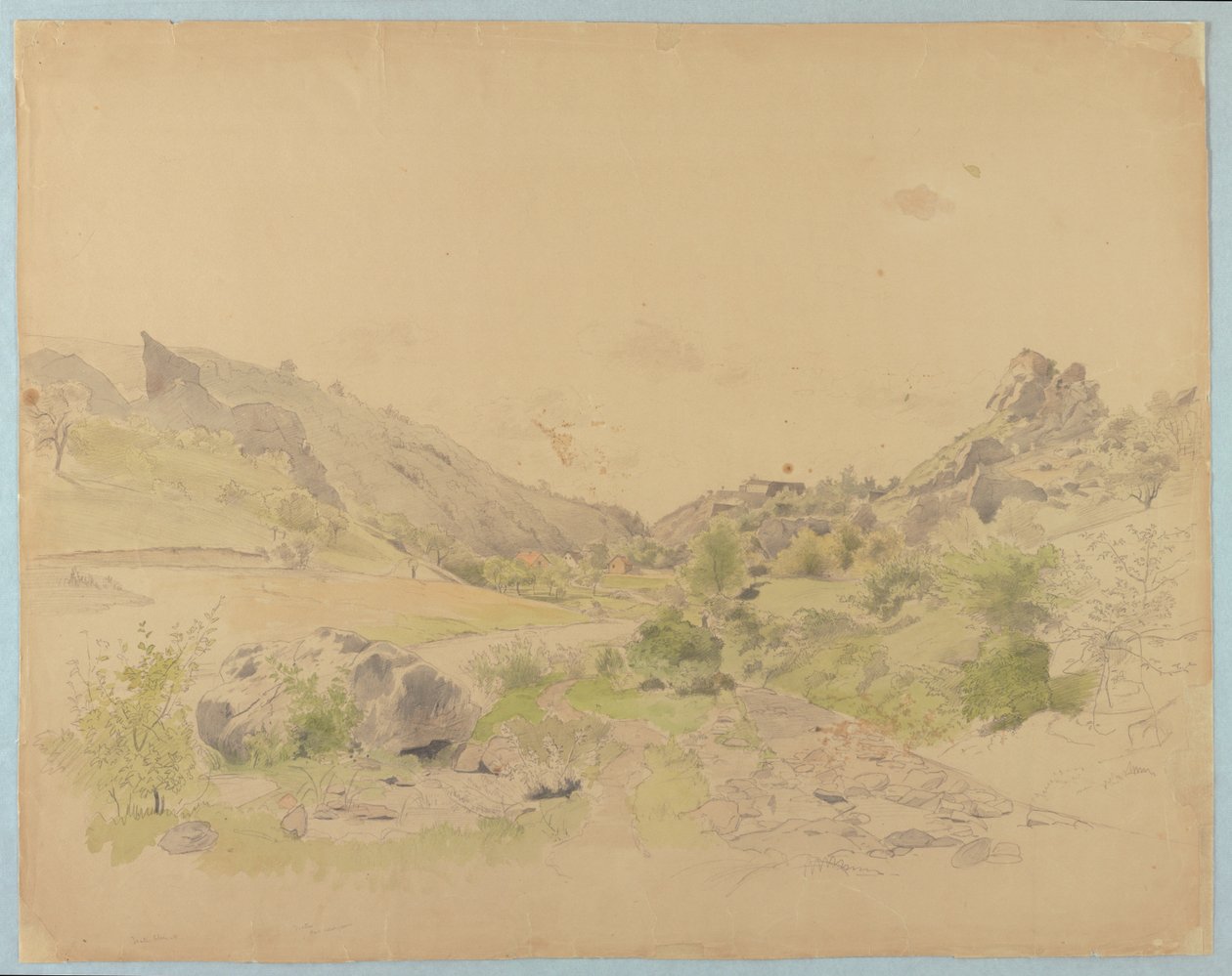 Estudo da paisagem de William Stanley Haseltine