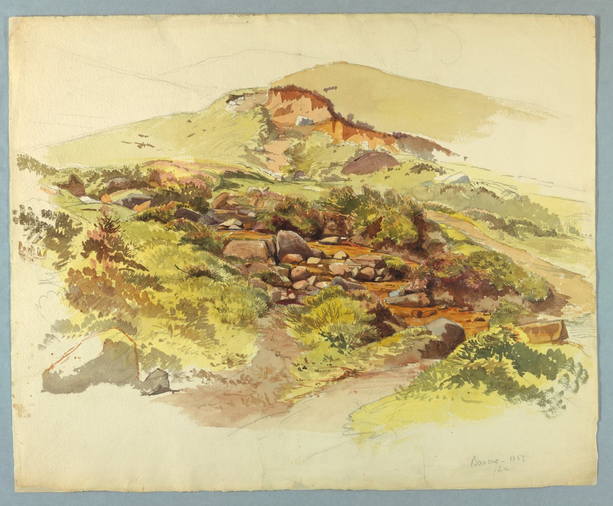 Estudo da paisagem, Baveno, Lago Maggiore, Itália de William Stanley Haseltine