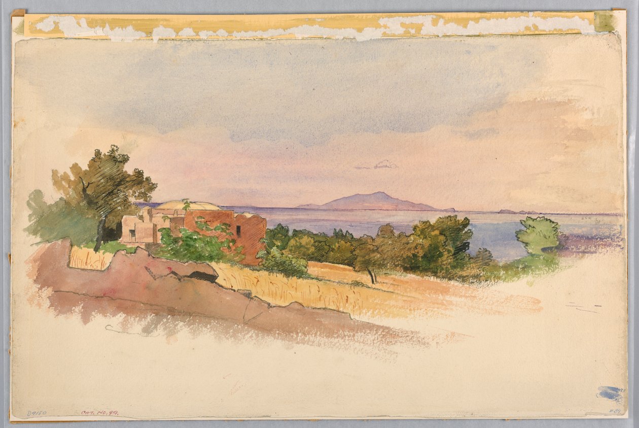 Estudo da paisagem, Sorrento de William Stanley Haseltine