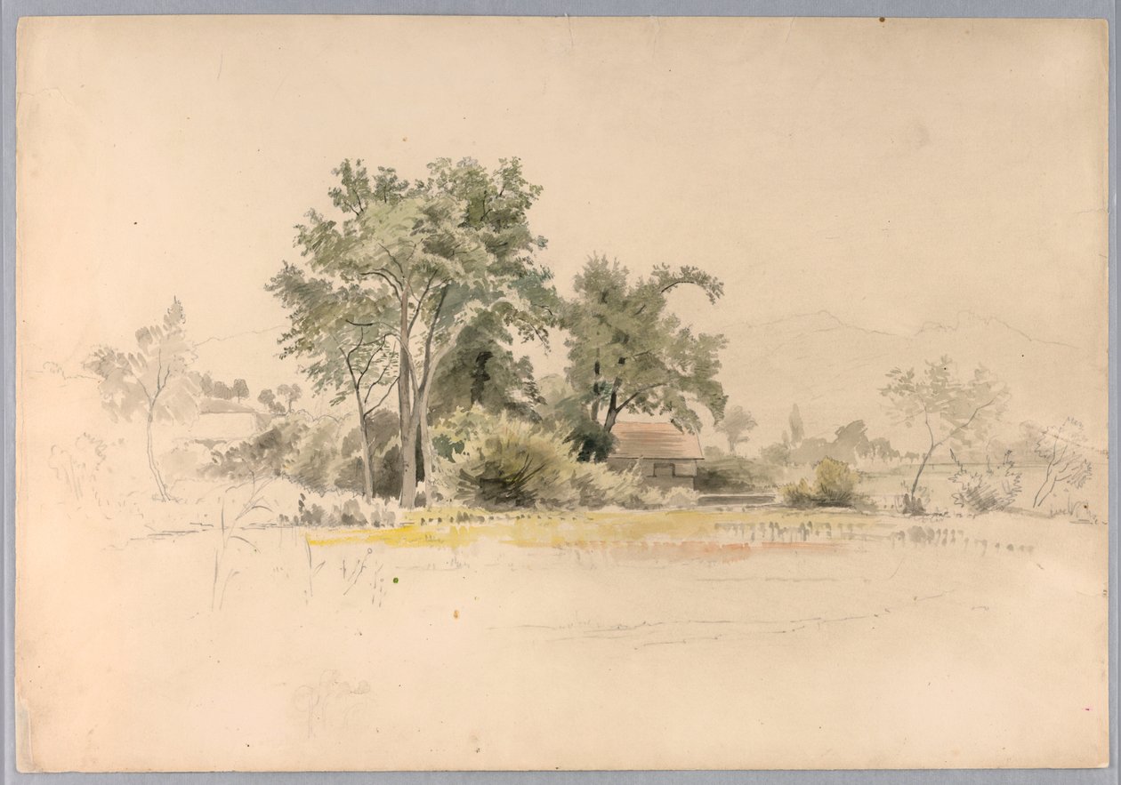 Estudo da paisagem, Suíça de William Stanley Haseltine