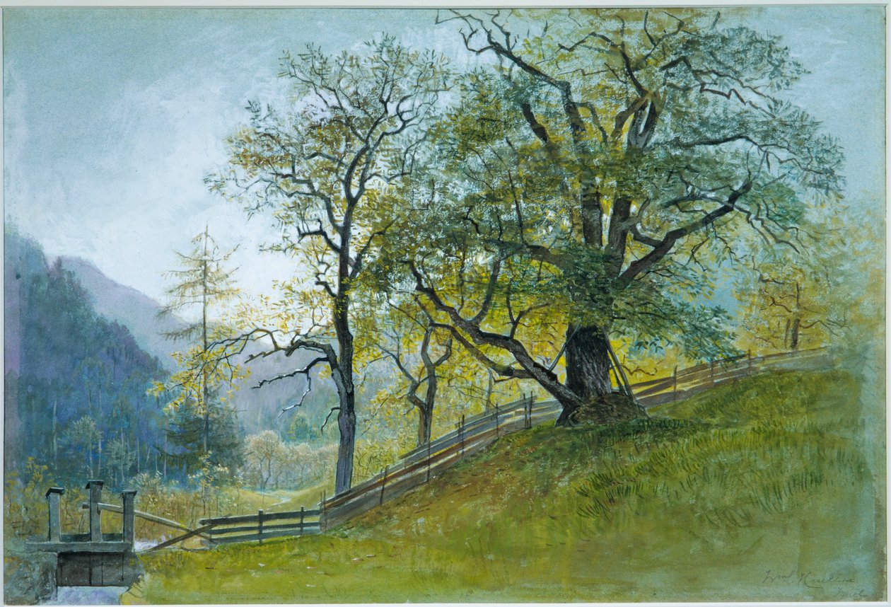 Vahrn, no Tirol, perto de Brixen de William Stanley Haseltine