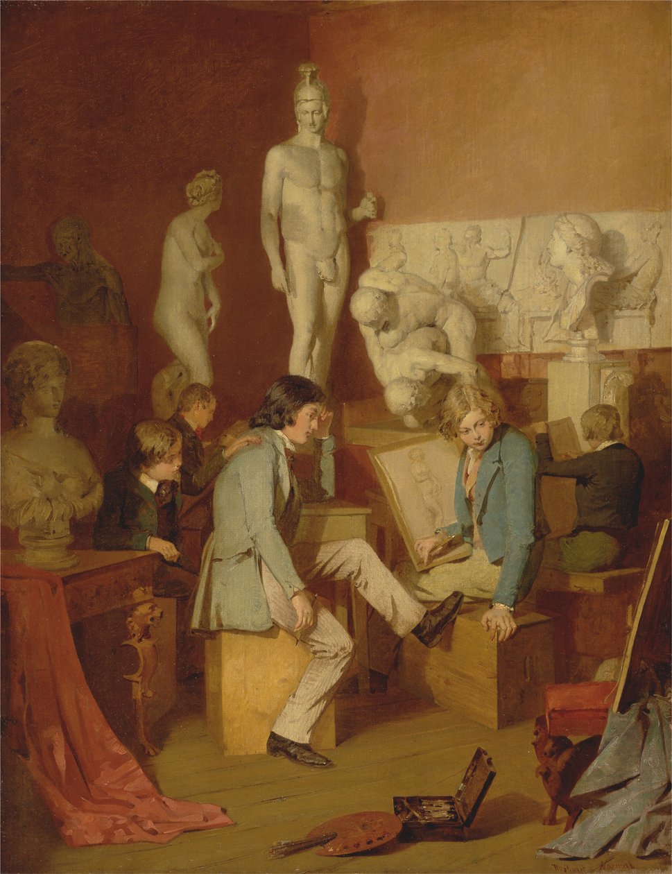 Interior de uma Academia: Os Críticos de William Stewart