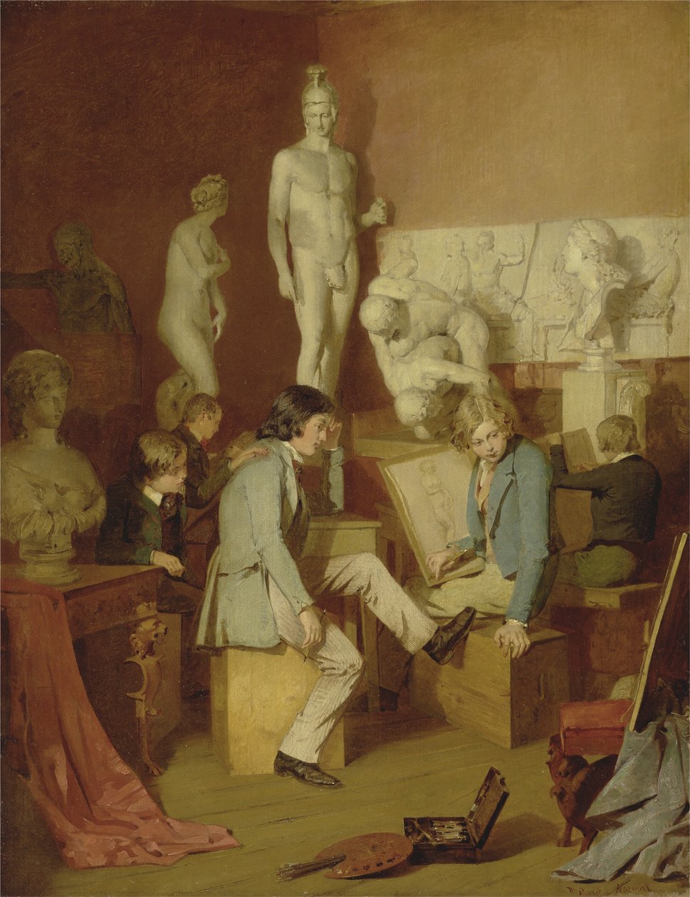 Interior de uma academia: os críticos de William Stewart