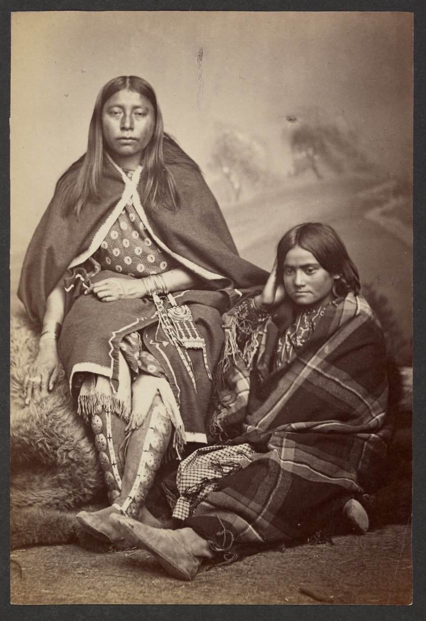 [Mulheres do povo Kiowa] de William Stinson Soule