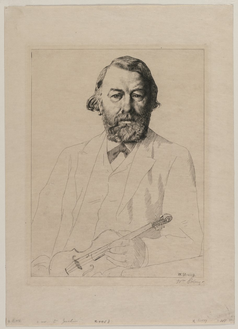 Dr. Joachim, 1887. de William Strang