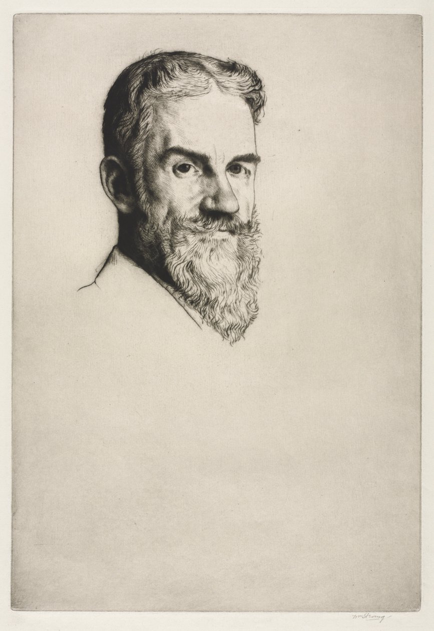 George Bernard Shaw, 1907. de William Strang