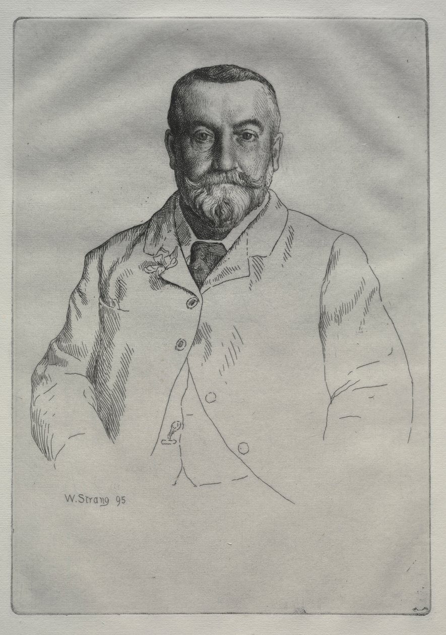 Retrato de H. Cock de William Strang