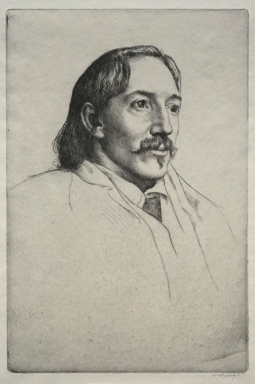Robert Louis Balfour Stevenson, 1893. de William Strang