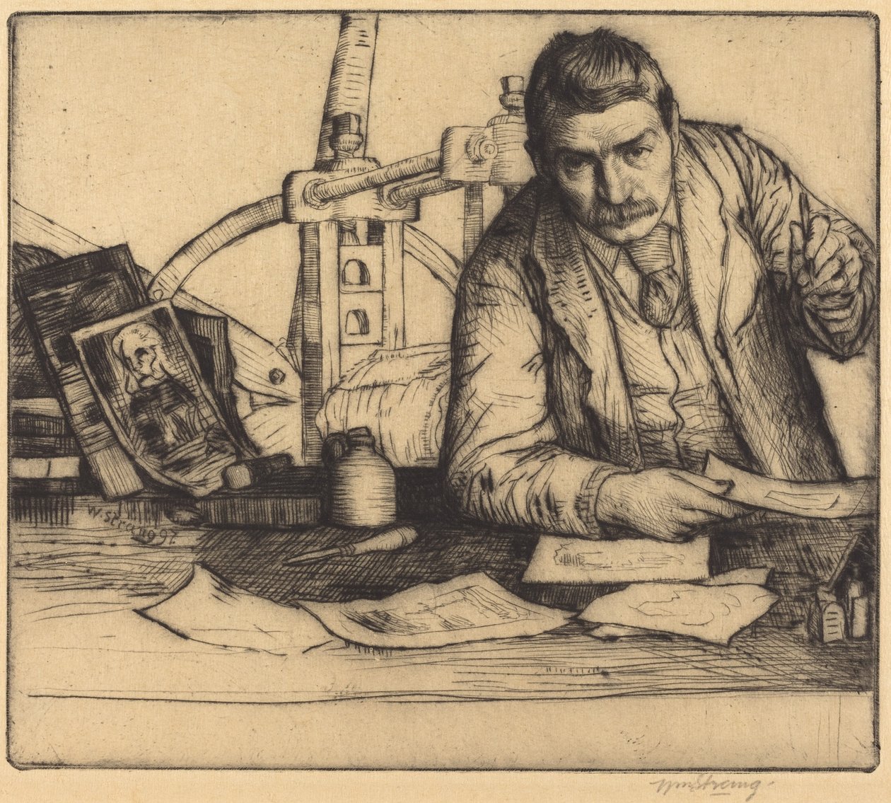 Auto-retrato de William Strang