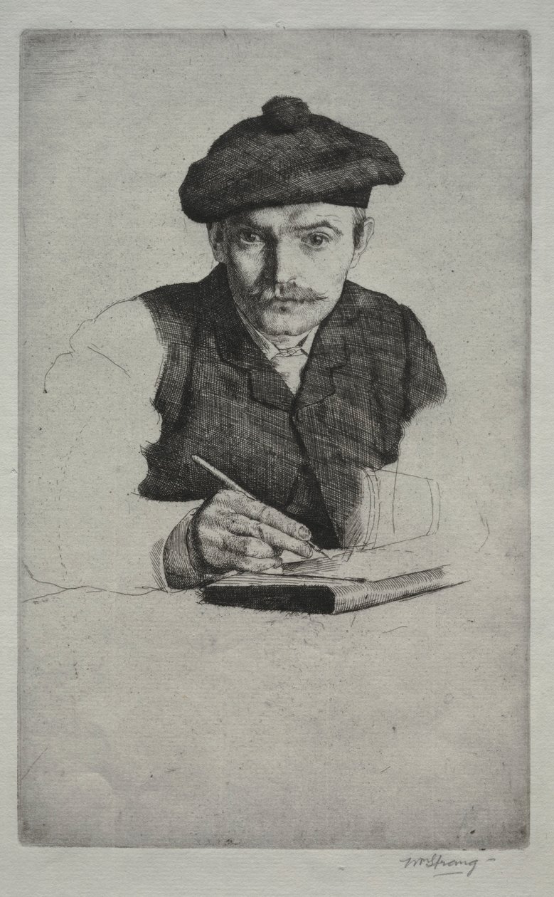 Auto-retrato, 1885. de William Strang